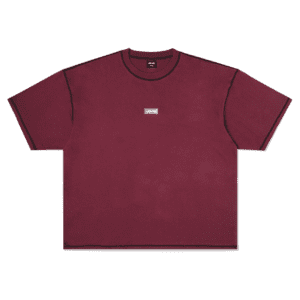 RED THREADS COLLECTION REGULER TEE MEN - Maroon, XS