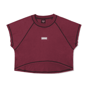 RED THREADS COLLECTION CROPPED TEE WOMEN